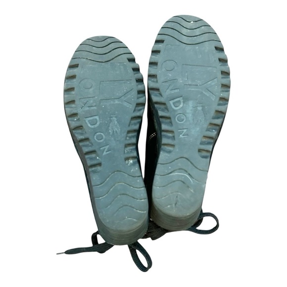 Fly London Yama Suede Wedge Lace Up Ankle Bootie SZ 38 or US 7/7.5 - Picture 6 of 9